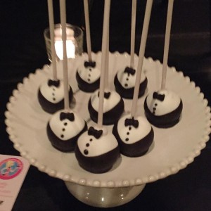 Our Tuxedo Cake Pops for Weddings