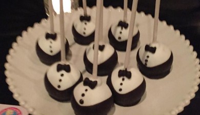 Our Tuxedo Cake Pops for Weddings