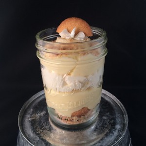 Banana Pudding Mason Cake Jars