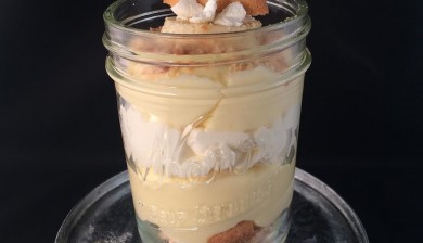 Banana Pudding Mason Cake Jars