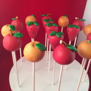 Cute Fruit Cake Pops