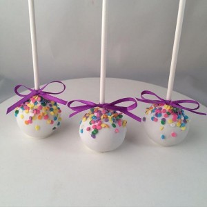 Funfetti Gluten Free B-Day Cake Pops!