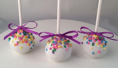 Funfetti Gluten Free B-Day Cake Pops!